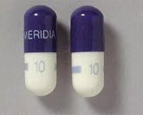 Meridia 10mg weight loss medication